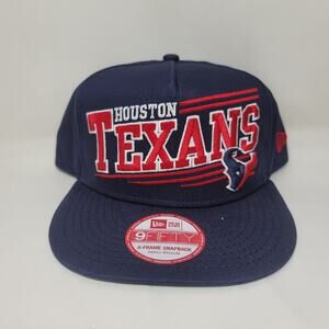 🆕 New Era NFL Houston Texans Anglular A Frame Snapback Hat M/L